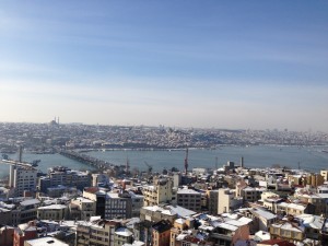 A photo of Istanbul taken by Benjamin during his writing residency