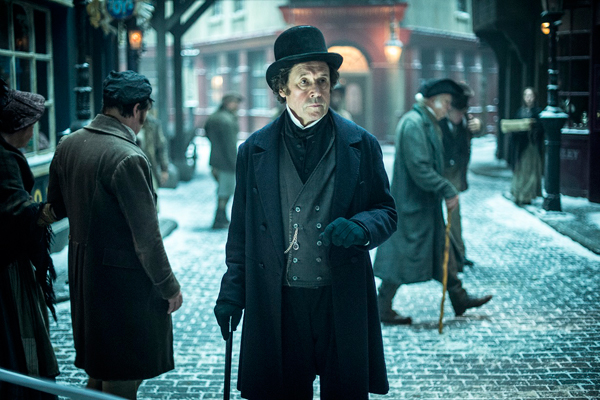 A scene from BBC drama Dickensian, featuring Stephen Rea in the role of Inspector Bucket (image copyright Premier)