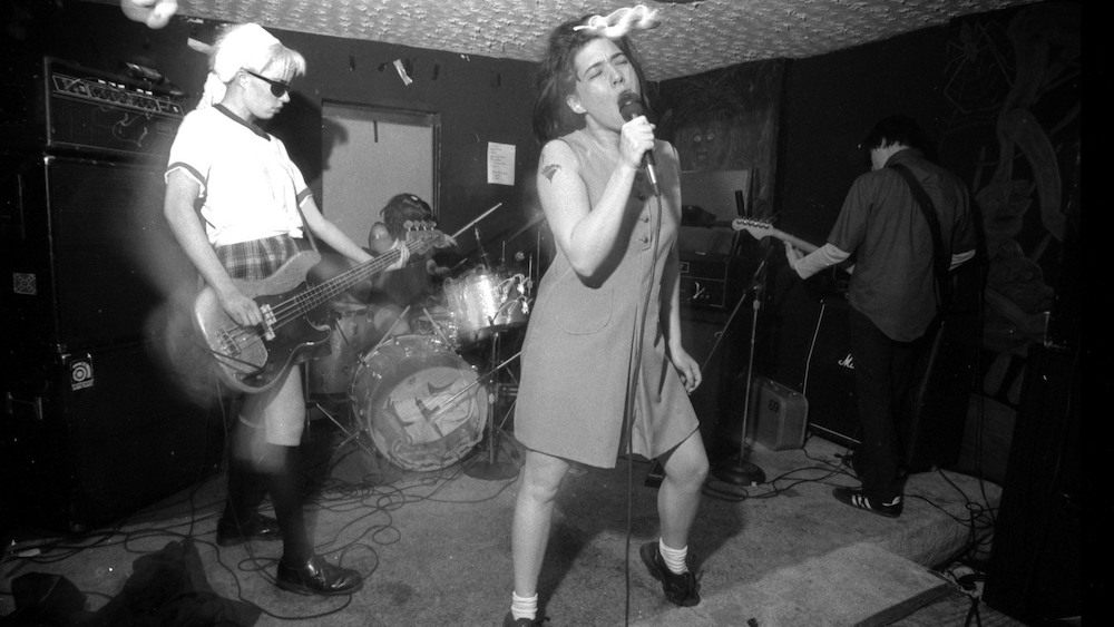 Bikini Kill performs in Washington, D.C., in the 1990s. (Image copyright Pat Graham / www.patgraham.org)