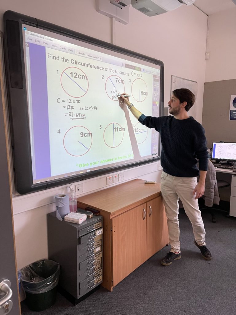 Picture of Maths teacher Seb Bicen.